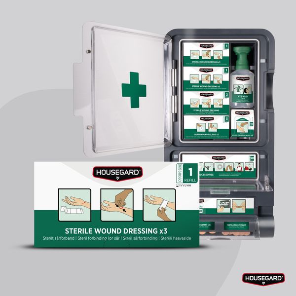 Hovedbilde Housegard steril sårbandasje, 3 x 3 pakning